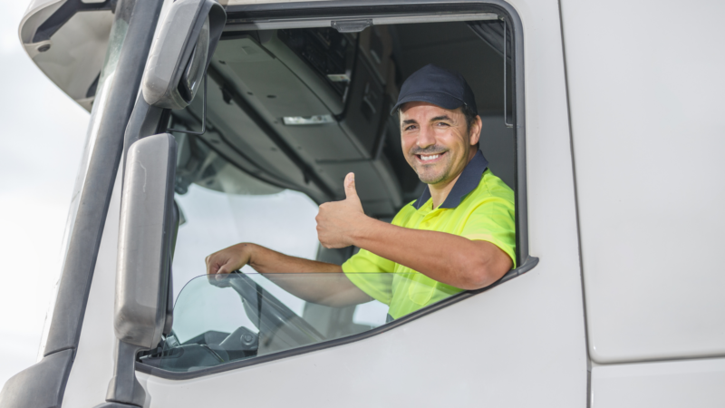 Berufskraftfahrer im internationalen Transport